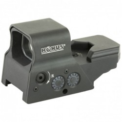 View 1 - Konus Sight-Pro R8, Red Dot, Red/Green Dot with 8 Reticles, Matte Finish 7376
