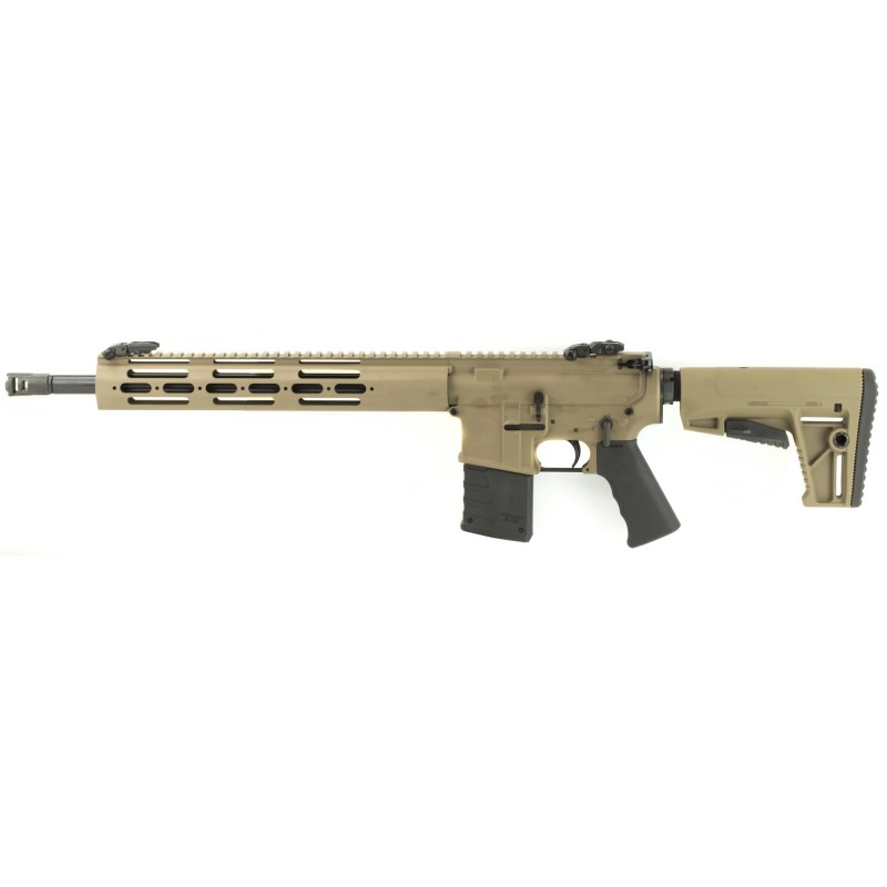 KRISS USA, Inc DMK22, Semi-automatic, AR, 22LR, 16.5", Flat Dark Earth, 6 Position, 1 Mag, Threaded, 15Rd, Flip Up Front and Re