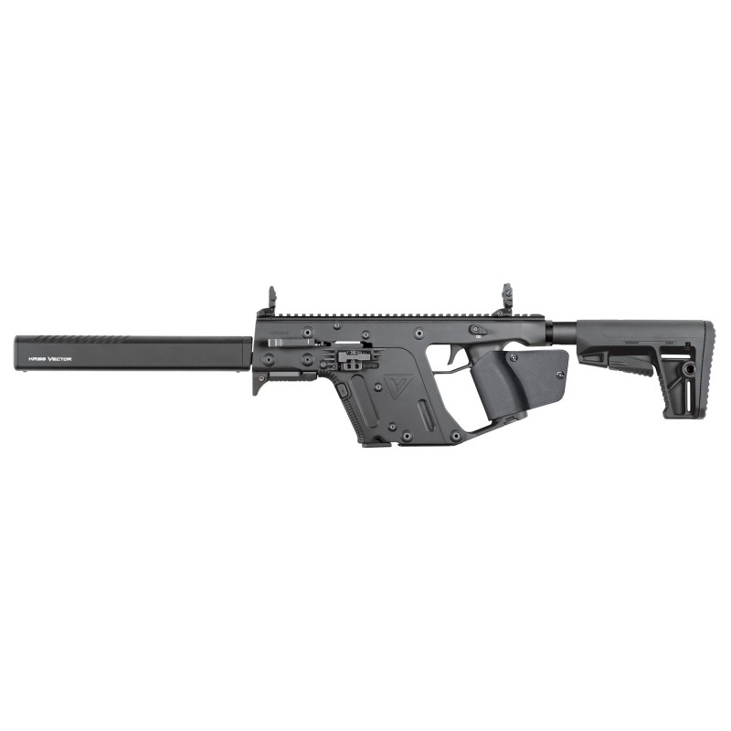 KRISS USA, Inc VECTOR CRB, Gen II, Semi-automatic, Carbine, 10MM, 16" Barrel, Black Finish, DEFIANCE KRISS Stock, Back-Up Front