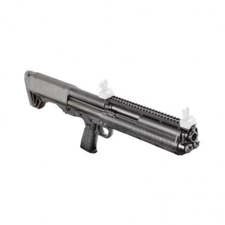 Kel-Tec KSG, Pump Action Shotgun, 12 Gauge, 3" Chamber, 18.5" Barrel, Black Finish, Synthetic Stock, Tactical Handguard with Ra