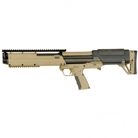 Kel-Tec KSG, Pump Action Shotgun, 12 Gauge, 3" Chamber, 18.5" Barrel, Tan Cerakote Finish, Synthetic Stock, Tactical Handguard