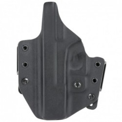 View 2 - L.A.G. Tactical, Inc. Defender Series, OWB/IWB Holster, Fits Glock 17/22/31, Kydex, Right Hand, Black Finish 1013