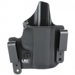 View 1 - L.A.G. Tactical, Inc. Defender Series, OWB/IWB Holster, Fits SIG P365, Kydex, Right Hand, Black Finish 2084