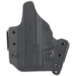 View 2 - L.A.G. Tactical, Inc. Defender Series, OWB/IWB Holster, Fits Springfield XDS 9/45, 3.3" Barrel, Kydex, Right Hand, Black Finish