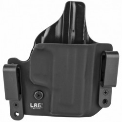 View 1 - L.A.G. Tactical, Inc. Defender Series, OWB/IWB Holster, Fits SA XD Mod2 3" Sub-C 9/40, Kydex, Right Hand, Black Finish 3047