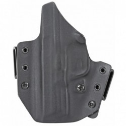 View 2 - L.A.G. Tactical, Inc. Defender Series, OWB/IWB Holster, Fits S&W M&P 9/40, Kydex, Right Hand, Black Finish 4004