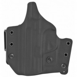 View 2 - L.A.G. Tactical, Inc. Defender Series, OWB/IWB Holster, Fits S&W M&P M2.0 3.6" 9/40, Kydex, Right Hand, Black Finish 4049