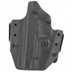 View 2 - L.A.G. Tactical, Inc. Defender Series, OWB/IWB Holster, Fits 1911 4", Kydex, Right Hand, Black Finish 6001