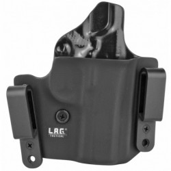 View 1 - L.A.G. Tactical, Inc. Defender Series, OWB/IWB Holster, Fits 1911 3", Kydex, Right Hand, Black Finish 6007