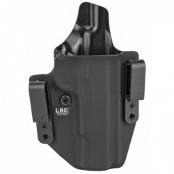 View 1 - L.A.G. Tactical, Inc. Defender Series, OWB/IWB Holster, Fits 1911 5" N/R, Kydex, Right Hand, Black Finish 6016
