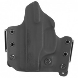 View 2 - L.A.G. Tactical, Inc. Defender Series, OWB/IWB Holster, Fits Ruger LC9, Kydex, Right Hand, Black Finish 7001