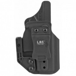 View 2 - L.A.G. Tactical, Inc. Appendix MK II, IWB Holster, Right Hand, Fits Glock 43/43X, Kydex, Black Finish 80002