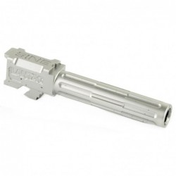 View 2 - LanTac USA LLC 9INE, Barrel, 9MM, Stainless, 1:10, Fluted, Fits Glock 19 01-GB-G19-NTH-SS