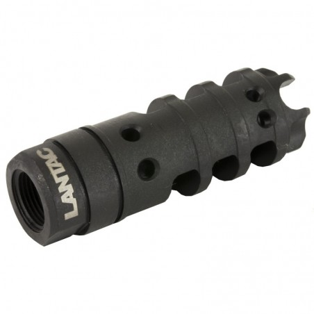 LanTac USA LLC Dragon, Muzzle Brake, 9MM, Fits Sig MPX Pistol Only, Black Nitride Finish, Hardened Milspec Steel, M13.5X1LH Thr