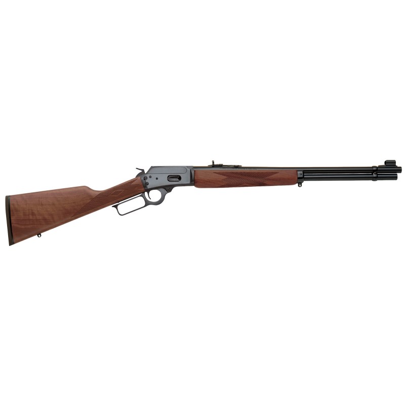 Marlin 1894, Lever Action Rifle, 44 Mag, 20" Barrel, Blue Finish, Straight Grip Walnut Stock, Semi-Buckhorn Rear Sight, 10 Shot