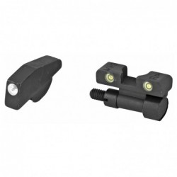 Meprolight Tru-Dot, Sight, Fits S&W K, L, N Frame, Green/Green, Adjustable 0227713101