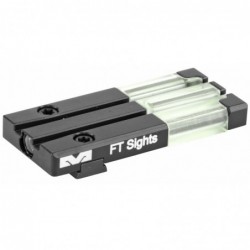 Meprolight Fiber Tritium Bullseye Sight, Fits Glock 17, 19, 22, 23, Green 0631013108ML63101G