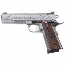Magnum Research 1911GSS, Semi-automatic, Full Size, 45ACP, 5" Barrel, Stainless Steel Frame/Slide, G10 Grips, Fixed Sights, Whi