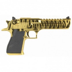 View 2 - Magnum Research MK19, Desert Eagle, Semi-automatic, Single Action, 357 Mag, 6" Barrel, Steel Frame, Titanium Gold with Tiger St