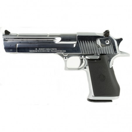 Magnum Research Desert Eagle MK19, Semi-automatic Pistol, 44 Magnum, 6" Barrel, Steel Fame, Polished Chrome Finish, Rubber Grip