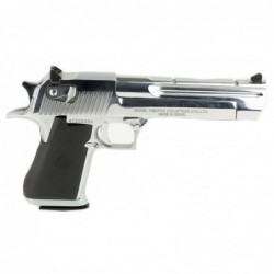 View 2 - Magnum Research Desert Eagle MK19, Semi-automatic Pistol, 44 Magnum, 6" Barrel, Steel Fame, Polished Chrome Finish, Rubber Grip