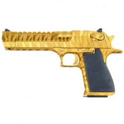Magnum Research Desert Eagle 44, Semi-automatic Pistol, 44 Mag, 6" Barrel, Steel Frame, Titanium Gold with Tiger Stripes Finish