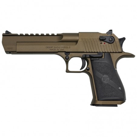 Magnum Research Desert Eagle MK19, Semi-automatic Pistol, 50 Action Express, 6" Barrel, Steel Frame, Burnt Bronze Finish, Plast