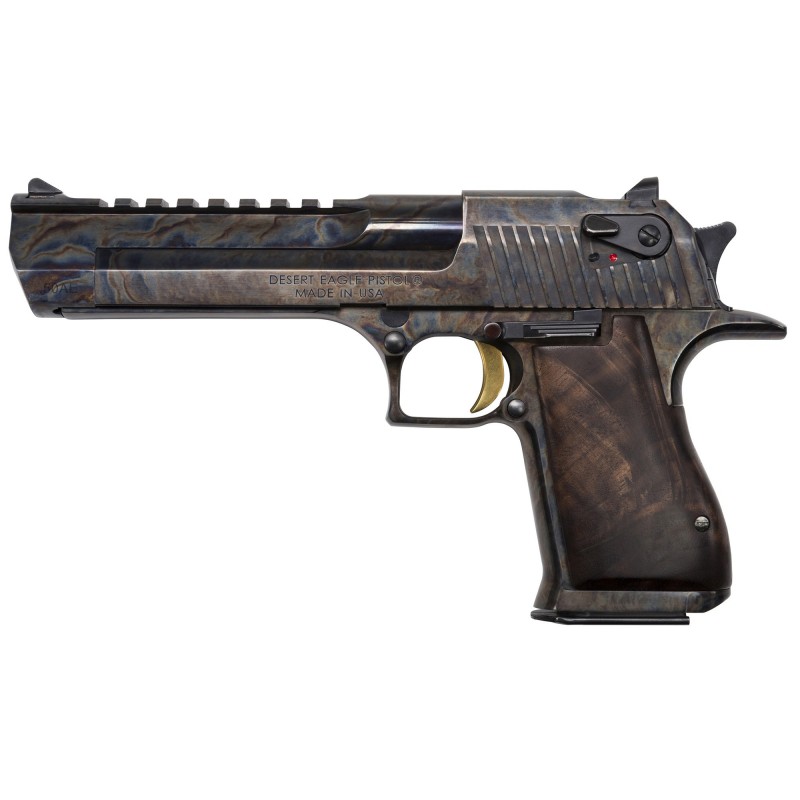 Magnum Research Desert Eagle MK19, Semi-automatic Pistol, 50 Action Express, 6" Barrel, Steel Frame, Case Hardened Finish, Waln