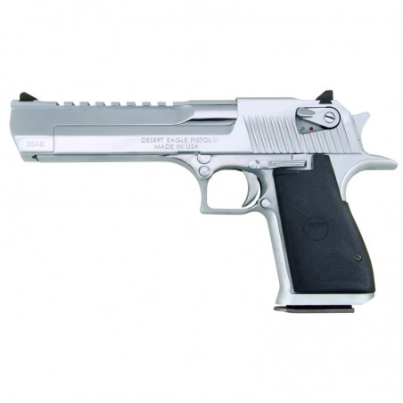 Magnum Research Desert Eagle MK19, Semi-automatic Pistol, 50 Action Express, 6" Barrel, Steel Frame, Polished Chrome Finish, Ru