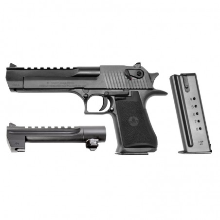 Magnum Research Desert Eagle 50, Semi-automatic Pistol, Full Size, 50AE, 6" Barrel, Black Finish, Rubber Grips, Fixed Sights, 7