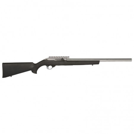 Magnum Research MLR 17/22, Semi-automatic, 22WMR, 18" Stainless Barrel, Black Finish, Hogue Overmolded Stock, 9Rd MLRS22WMH