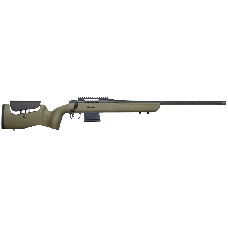 Mossberg MVP LR, Bolt Action Rifle, 6.5 Creedmoor, 22" Fluted Barrel, OD Green Finish, Adjustable Comb, 10Rd 27784