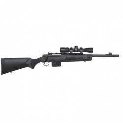 Mossberg MVP, Bolt Action, 762NATO, 16.25" Barrel, 1:10 Twist, Matte Blued Finish, Black Synthetic Stock, Vortex Optics Scout 2