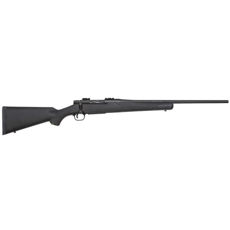 Mossberg Patriot, Bolt Action Rifle, 22-250, 22" Fluted Barrel, Blued Finish, Synthetic Stock, 5Rd, Right Hand 27843