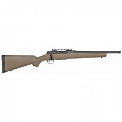 Mossberg Patriot Predator Bolt Action Rifle, 450 Bushmaster, 16.25" Spiral Fluted And Threaded Barrel, Matte Blued Finish, Synt