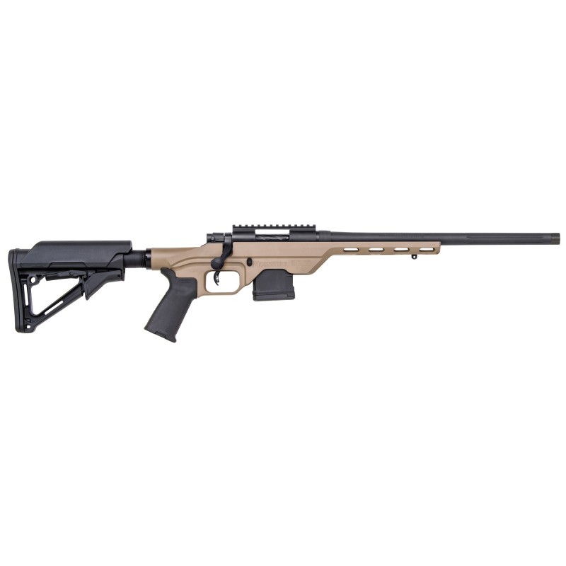 Mossberg MVP, Bolt, 556NATO, 16.25", Tan, Aluminum Chassis, Right Hand, 1 Mag, Fluted, 10Rd 28016