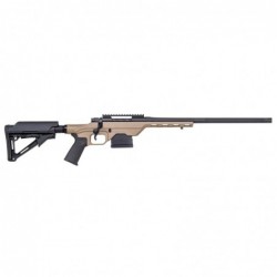 Mossberg MVP Light Chassis, Bolt Action Rifle, 6.5 Creedmoor, 20" Fluted & Threaded Barrel, Matte Blued & Flat Dark Earth Finis