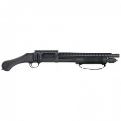 Mossberg 590 Shockwave, Pump Action Shotgun, 12 Gauge, Stand Off 14.375" Barrel, Matte Blued Finish, Raptor Grip Stock, Side Sa