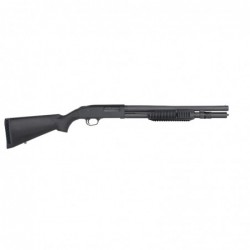 Mossberg 590 Tactical, Pump Action Shotgun, 12 Gauge, 18.5" Barrel, 3" Chamber, Matte Blued Finish, Synthetic Stock, Cylinder B