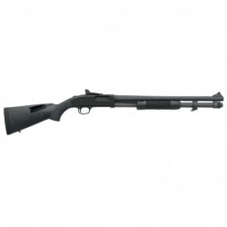 Mossberg 590A1, Pump Action, 12 Gauge, 3" Chamber, 20" Heavy Wall Barrel, Parkerized Finish, Synthetic Stock, Ghost Ring Sight,