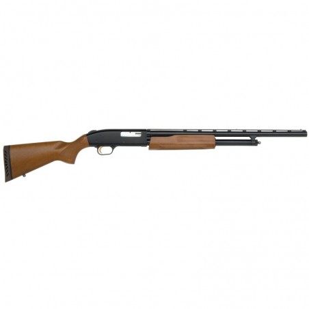 Mossberg 500, Bantam Youth, Pump Action, 20 Gauge, 3" Chamber, 22" Vent Rib Barrel, AccuChoke, Blue Finish, Wood Stock, Bead Si