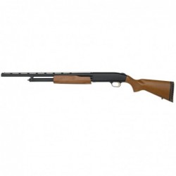 View 2 - Mossberg 500, Bantam Youth, Pump Action, 20 Gauge, 3" Chamber, 22" Vent Rib Barrel, AccuChoke, Blue Finish, Wood Stock, Bead Si