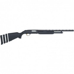 Mossberg 500, Super Bantam Youth, Pump Action, 20 Gauge, 3" Chamber, 22" Vent Rib Barrel, AccuSet, Blue Finish, Synthetic Stock