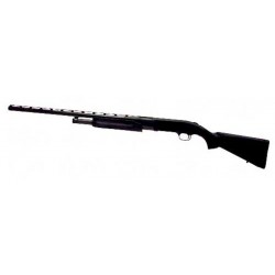 View 2 - Mossberg 500, Pump Action, 12 Gauge, 3" Chamber, 28" Vent Rib Barrel, AccuChoke, Parkerized Finish, Synthetic Stock, Bead Sight