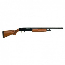 Mossberg 505 Youth, Pump Action, 20 Gauge, 3" Chamber, 20" Vent Rib Barrel, AccuSet, Blue Finish, Wood Stock, Bead Sight, 4Rd 5