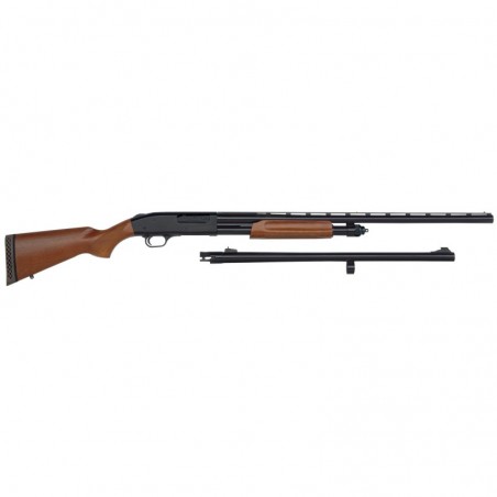 Mossberg 835 Combo, Pump Action, 12 Gauge Shotgun, 24" & Vent Rib 28" Barrel, Blue Finish, Wood Stock, 3.5" Chamber, Bead Front