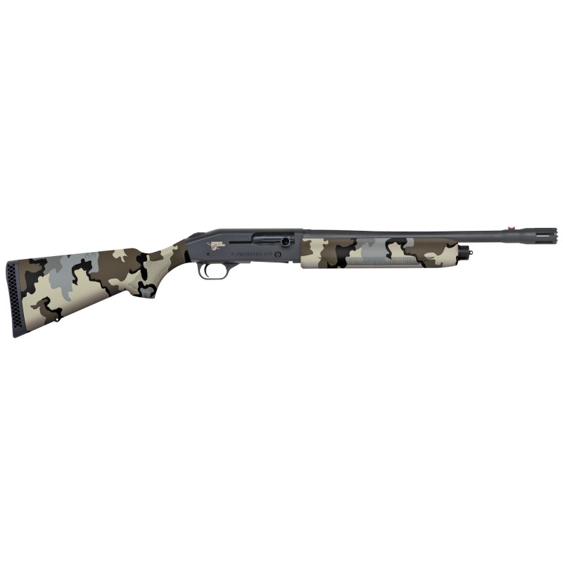 Mossberg 930 Security, Semi-automatic, 12 Gauge Shotgun, Stand Off 18.5" Barrel, Matte Blued Finish, Camo Stock, 3" Chamber, Cy