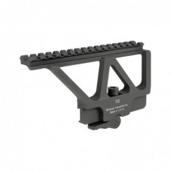Midwest Industries MI-AKSM Mount System, Attaches to Rifles with Built in AK Receiver Rail Interface, T-marked, 6061 Aluminum,