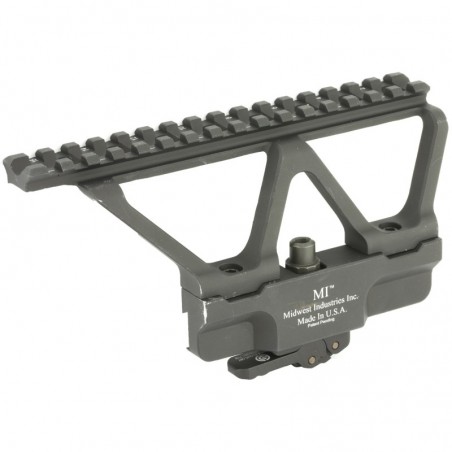 Midwest Industries AK Scope Mount Generation 2, Fits AK 47/74, Picatinny Rail, Quick Detach, Modular MI-AKSMG2-R