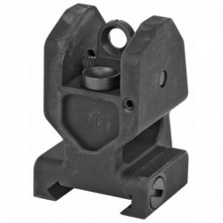 View 2 - Midwest Industries Combat Rifle Rear Sight, Mil-Spec Height, Standard A2 Rear Sight Aperture, 6061 Aluminum, Black Finish MI-CB